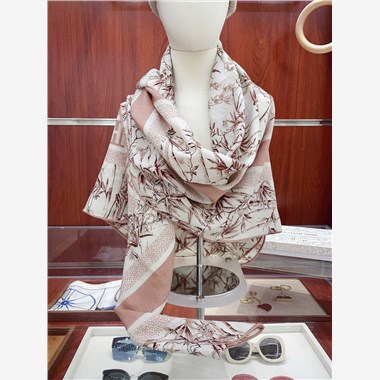 DIOR  2025秋冬新款時尚圍巾 尺寸:140-140