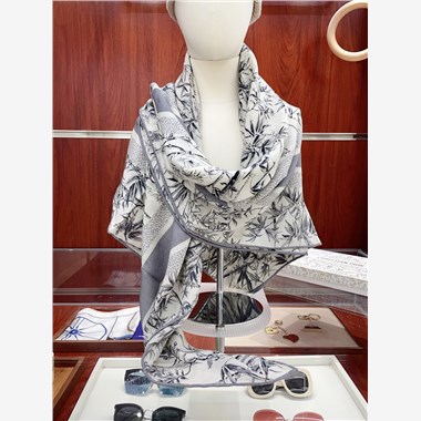 DIOR  2025秋冬新款時尚圍巾 尺寸:140-140