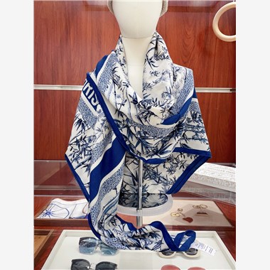 DIOR  2025秋冬新款時尚圍巾 尺寸:140-140