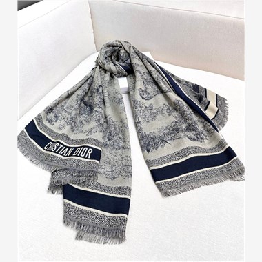 DIOR  2025秋冬新款時尚圍巾 尺寸:140-140