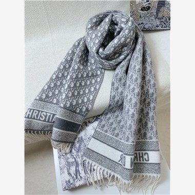 DIOR  2025秋冬新款時尚圍巾 尺寸：200-45