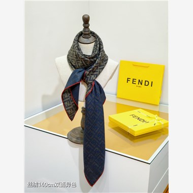 FENDI  2025秋冬新款時尚圍巾 尺寸:140-140