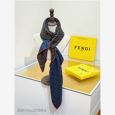 FENDI  2025秋冬新款時尚圍巾 尺寸:140-140