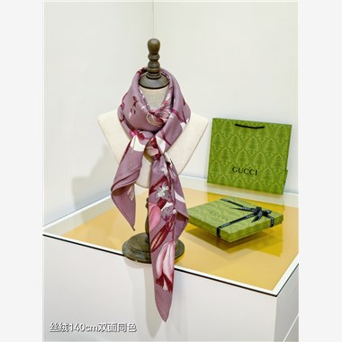 GUCCI  2025秋冬新款時尚圍巾 尺寸:140-140