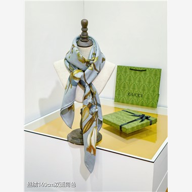 GUCCI  2025秋冬新款時尚圍巾 尺寸:140-140