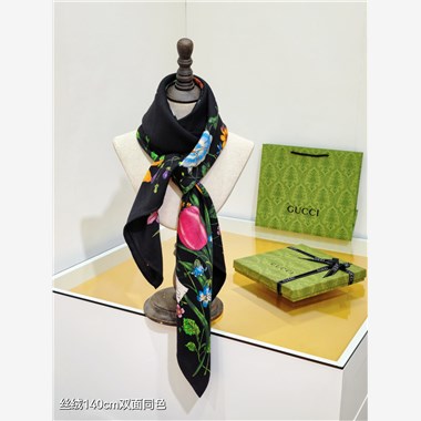 GUCCI  2025秋冬新款時尚圍巾 尺寸:140-140