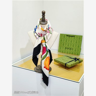 GUCCI  2025秋冬新款時尚圍巾 尺寸:140-140