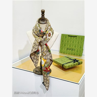 GUCCI  2025秋冬新款時尚圍巾 尺寸:140-140