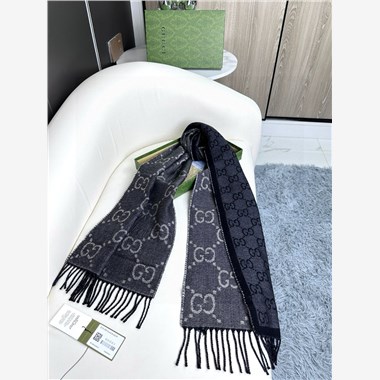 GUCCI  2025秋冬新款時尚圍巾 尺寸:194-34
