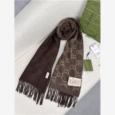 GUCCI  2025秋冬新款時尚圍巾 尺寸:200-55