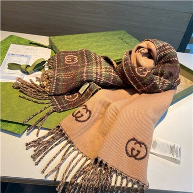 GUCCI  2025秋冬新款時尚圍巾 尺寸:195-35