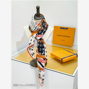 LOUIS VUITTON   2025秋冬新款時尚圍巾 尺寸：140-140