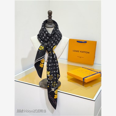 LOUIS VUITTON   2025秋冬新款時尚圍巾 尺寸：140-140