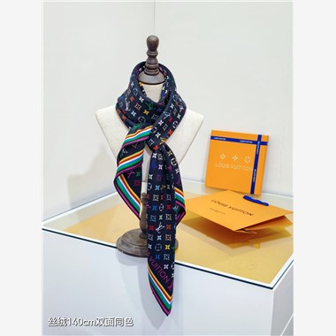LOUIS VUITTON   2025秋冬新款時尚圍巾 尺寸：140-140