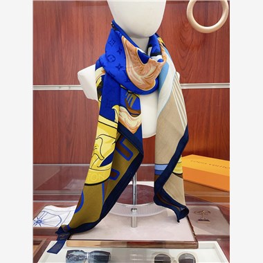 LOUIS VUITTON   2025秋冬新款時尚圍巾 尺寸：140-140