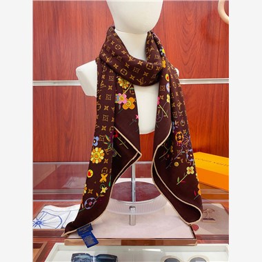 LOUIS VUITTON   2025秋冬新款時尚圍巾 尺寸：140-140