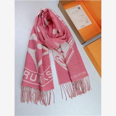  LOUIS VUITTON 2025秋冬新款時尚圍巾 尺寸：215-45