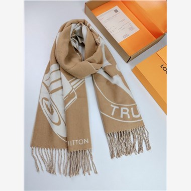  LOUIS VUITTON 2025秋冬新款時尚圍巾 尺寸：215-45