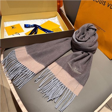  LOUIS VUITTON 2025秋冬新款時尚圍巾 尺寸：185-30