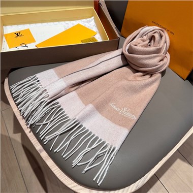  LOUIS VUITTON 2025秋冬新款時尚圍巾 尺寸：185-30