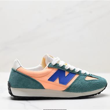New Balance NB 471系列 織物牛剖層革 復古時尚 防滑耐磨低幫 生活休閒鞋