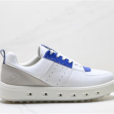 Ecco 街頭720系列 牛皮 運動潮流 減震耐磨 低幫高爾夫球鞋