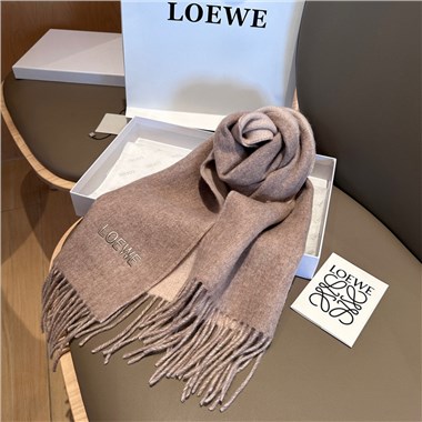 LOEWE  2025秋冬新款時尚圍巾 尺寸：180-30