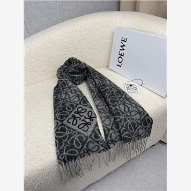 LOEWE  2025秋冬新款時尚圍巾 尺寸:180-30