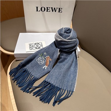 LOEWE  2025秋冬新款時尚圍巾 尺寸:180-30