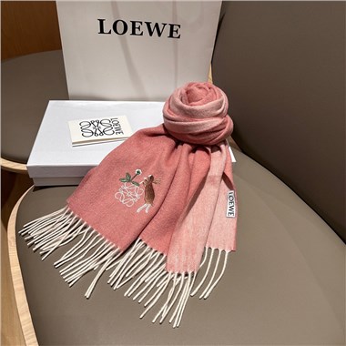 LOEWE  2025秋冬新款時尚圍巾 尺寸:180-30