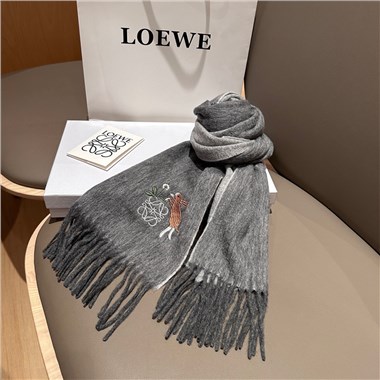 LOEWE  2025秋冬新款時尚圍巾 尺寸:180-30