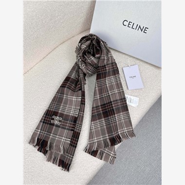 CELINE  2025秋冬新款時尚圍巾 尺寸:180-47