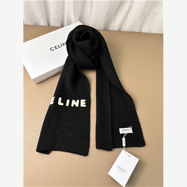 CELINE  2025秋冬新款時尚圍巾 尺寸:170-20
