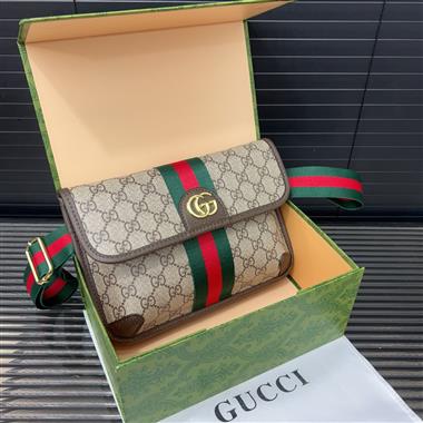 GUCCI   2025新款男生時尚包包 尺寸：23*16CM