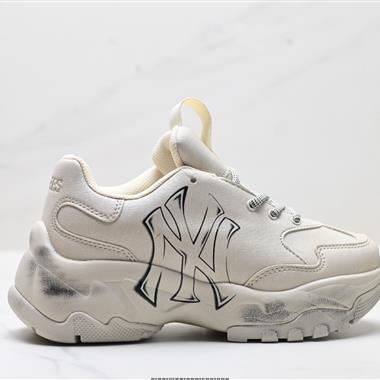 MLB BIGBALL CHUNKY VINTAGE CURSIVE 舒適休閒鞋 防滑耐磨 低幫 老爹鞋