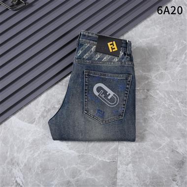 FENDI   2025秋冬新款休閒牛仔褲