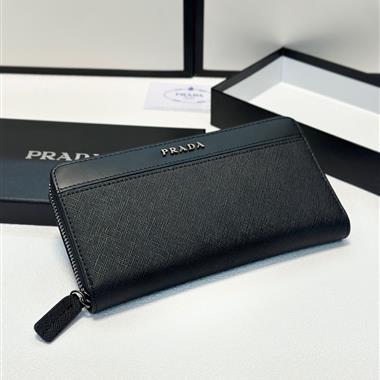 PRADA   2025新款時尚皮夾  尺寸：20*10CM