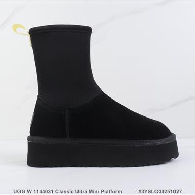 UGG W 1144031 Classic Ultra Mini Platform 冬季款加絨保暖厚底雪地靴