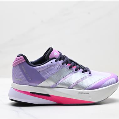 Adidas adizero BOSTON 13 透氣網眼競速跑鞋Boost 緩震底 運動鞋