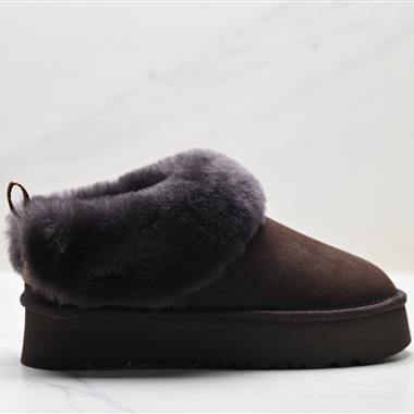 UGG DAKOTA 舒適柔軟時尚 耐磨增高保暖 一腳蹬保暖雪地靴