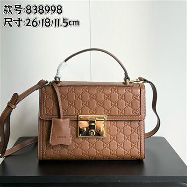 GUCCI  2025新款女生時尚包包 尺寸:26*18*11.5CM