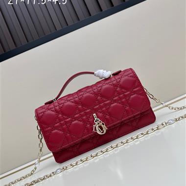 DIOR   2025新款女生時尚包包 尺寸:21 x 11.5 x 4.5CM