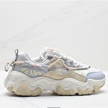 FILA FLUID 5 貓爪5.0 簡約舒適 防滑耐磨低幫老爹鞋眼鞋