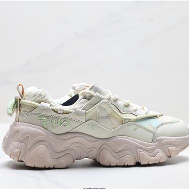 FILA FLUID 5 貓爪5.0 簡約舒適 防滑耐磨低幫老爹鞋眼鞋