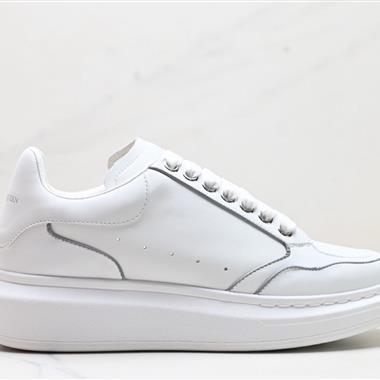 Alexander McQueen Sole Leather Sneakers低幫時裝厚底休閒運動小白鞋