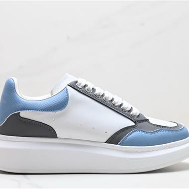 Alexander McQueen Sole Leather Sneakers低幫時裝厚底休閒運動小白鞋