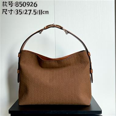 GUCCI   2025新款女生時尚包包 尺寸：35*27.5*11CM