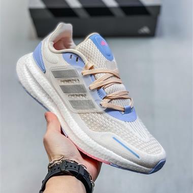 Adidas PureBOOST 22 爆米花緩震中底跑步鞋