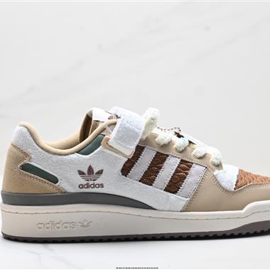 Adidas Forum LOW CL 三葉草低邦 經典魔術貼復古板鞋