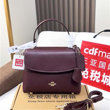 COACH  2025新款女生時尚包包 尺寸：24 x18 x11CM